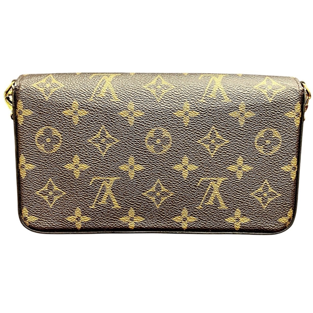 Louis Vuitton Pochette Felice Shoulder Bag, Monogram Love Lock, Canvas, M63999 - Picture 2 of 9
